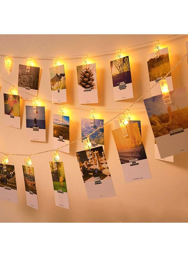 NAGAFA SHOP LED decorative clip for hanging photos, warm glow, suitable for bedrooms, events, birthdays | Chandelier Shop - Image 1